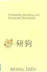 Probability modeling and computer simulation : an integrated introduction with applications to engin（1988 PDF版）