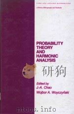 Probability theory and harmonic analysis（1986 PDF版）