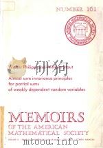 Almost sure invariance principles for partial sums of weakly dependent random variables（1975 PDF版）