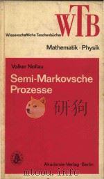 Semi-Markovsche Prozesse 1980 PDF电子版封面 Nollau;Volker.