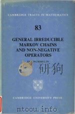 General irreducible Markov chains and non-negative operators 1984 PDF电子版封面 0521250056 Volker Nollau