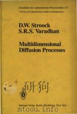 Multidimensional diffusion processes（1979 PDF版）