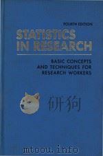 Statistics in research: basic concepts and techniques for research workers Fourth Edition（1988 PDF版）
