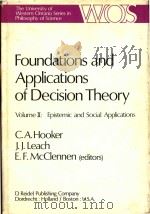 Founations and Applications of Decision Theory Volume II Epistemic and Social Applications（1978 PDF版）