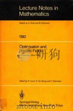 Optimization and Related Fields Proceedings of the（1986 PDF版）