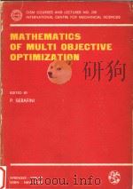 Mathematics of Multi Objective Optimization 1985 PDF电子版封面 32118160X P.Serafini