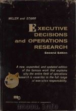 Executive decisions and operations research Second Edition（1969 PDF版）