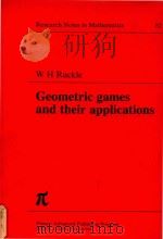 Geometric games and their applications（1983 PDF版）
