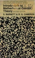 Introduction to mathematical control theory Second Edition（1985 PDF版）