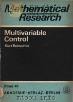 Multivariable control a graph-theoretic approach（1988 PDF版）