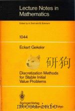 Discretization methods for stable initial value problems（1984 PDF版）
