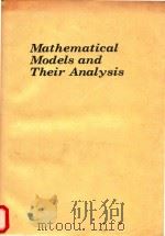 Methematical Models and Their Analysis 1989 PDF电子版封面 0060469021 Frederic Y.M.Wan