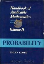Handbook of applicable mathematics Volume II Probability（1980 PDF版）