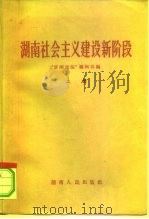 湖南社会主义建设新阶段  下（1960 PDF版）