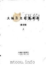 大城县文化艺术志 修改稿 下 1990 PDF电子版封面 大城县文教局