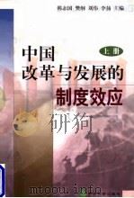 中国改革与发展的制度效应  下（1998 PDF版）