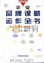 企业品牌谋略运作全书-商标CI最佳方案设计 下 1997 PDF电子版封面 7501741417 白光