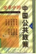 变革中的中国公共政策  下（1998 PDF版）