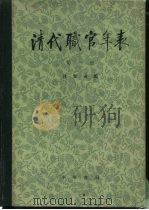 清代职官年表  第2册（1980 PDF版）