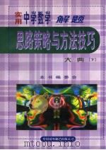 实用中学数学解题思路策略与方法技巧大典  （下卷）（1999年08月第1版 PDF版）