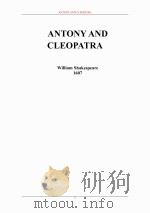 安东尼和克利奥帕格拉（ PDF版）