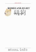 罗蜜欧和朱丽叶（ PDF版）