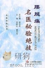 腰腿痛名医秘验绝技（ PDF版）