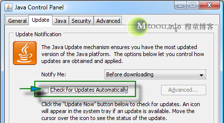 禁止Java自动更新jusched.exe