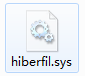 hiberfil.sys文件图标